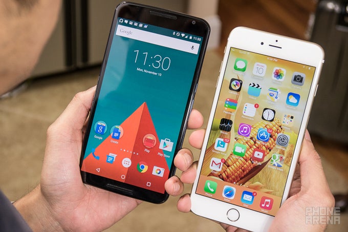 Google Nexus 6 vs Apple iPhone 6 Plus