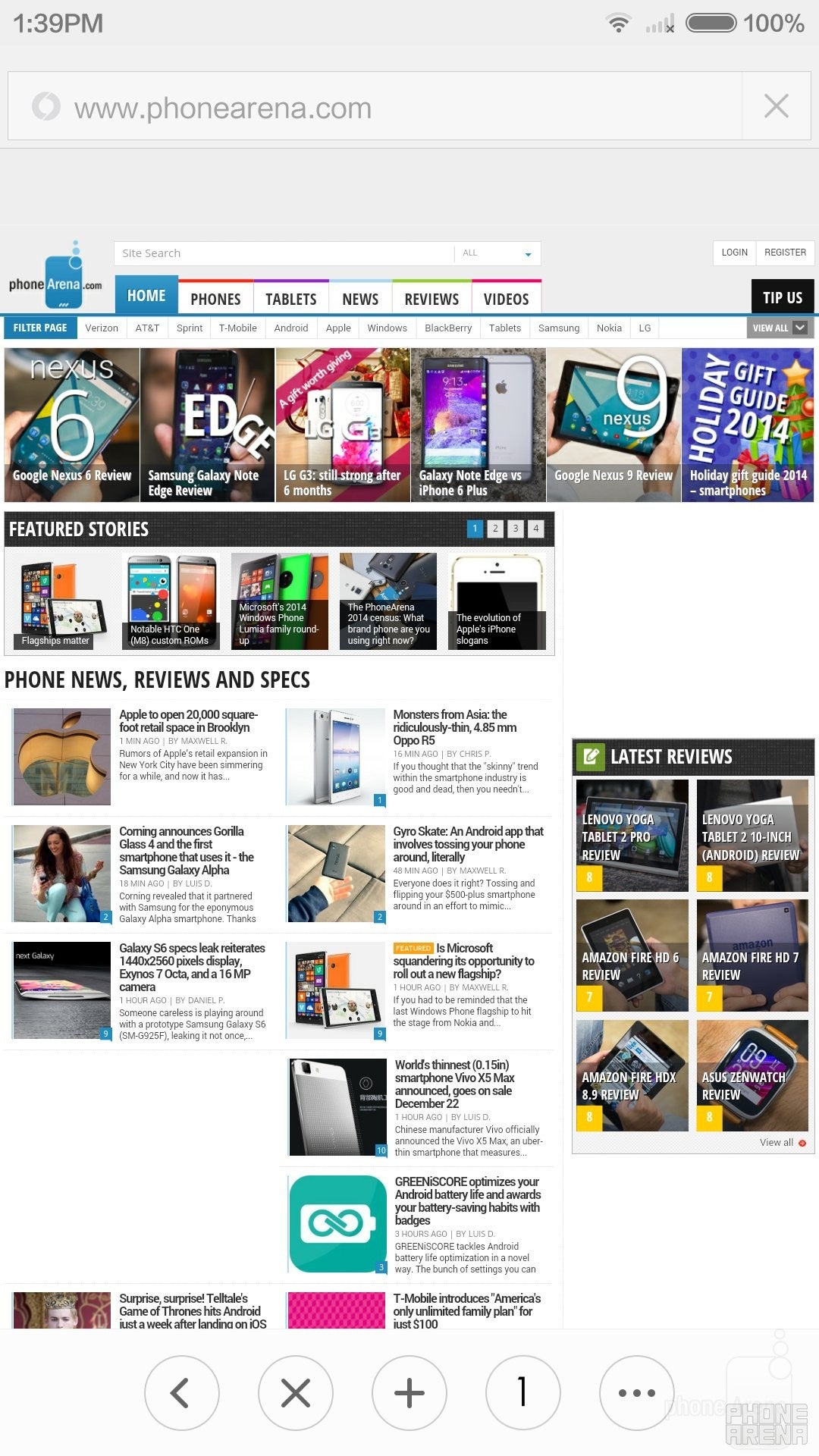 Browser - Xiaomi Mi 4 Review