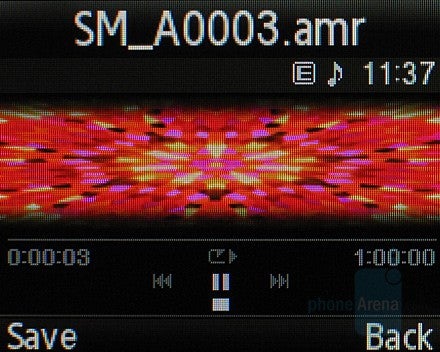 Voice recorder - Samsung U100 Ultra 5.9 Review