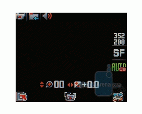 Camcorder interface - Samsung U100 Ultra 5.9 Review