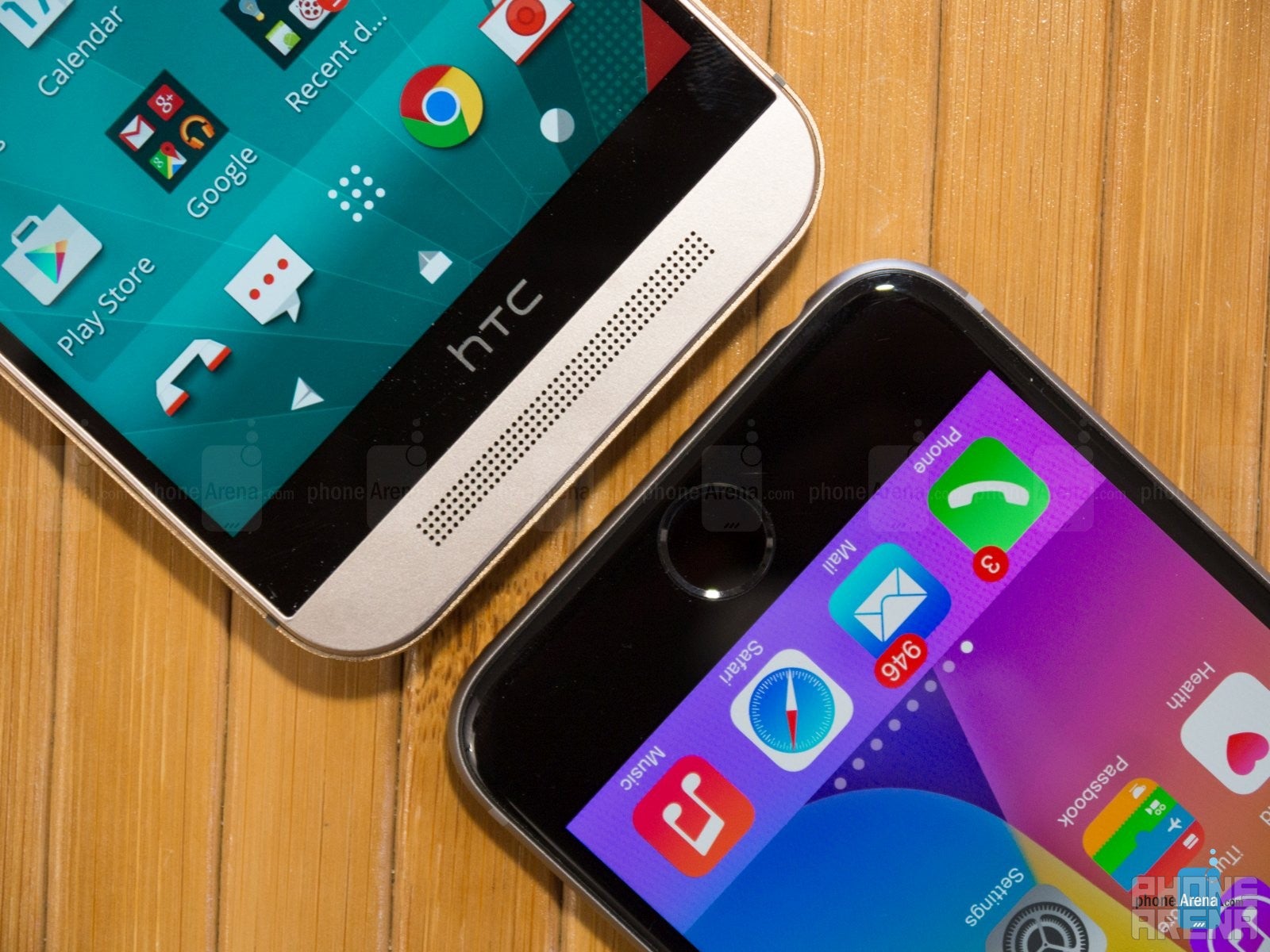 HTC One M9 vs Apple iPhone 6