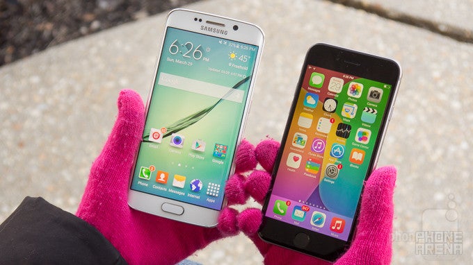 Samsung Galaxy S6 edge vs Apple iPhone 6