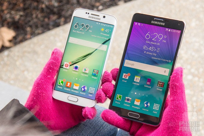 Samsung Galaxy S6 edge vs Samsung Galaxy Note 4