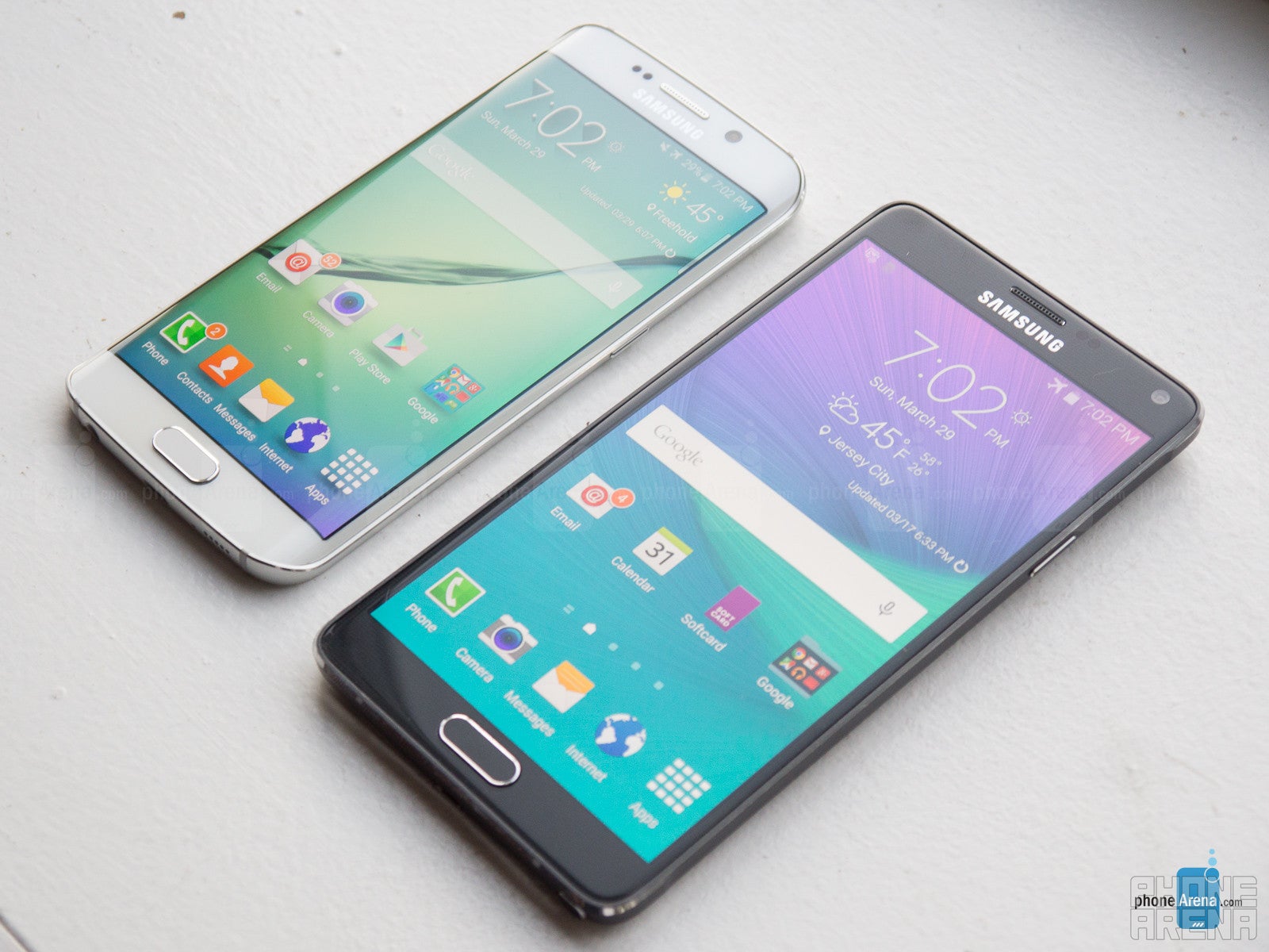 Samsung Galaxy S6 edge vs Samsung Galaxy Note 4