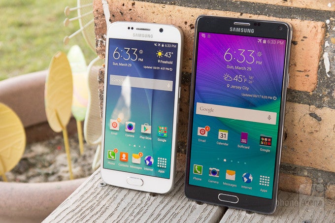 Samsung Galaxy S6 vs Samsung Galaxy Note 4