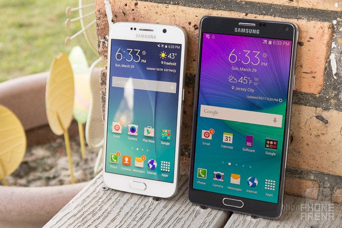 Samsung Galaxy S6 vs Samsung Galaxy Note 4