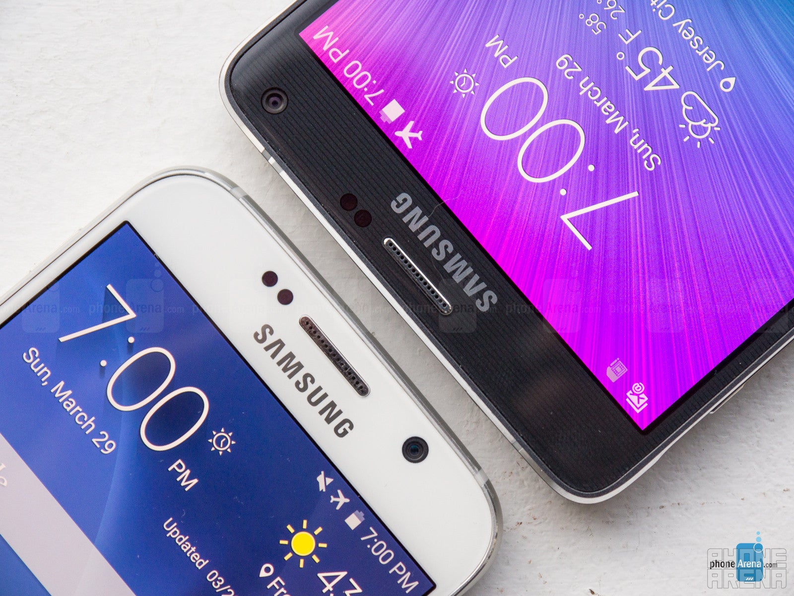 Samsung Galaxy S6 vs Samsung Galaxy Note 4