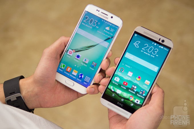 Samsung Galaxy S6 edge vs HTC One M9