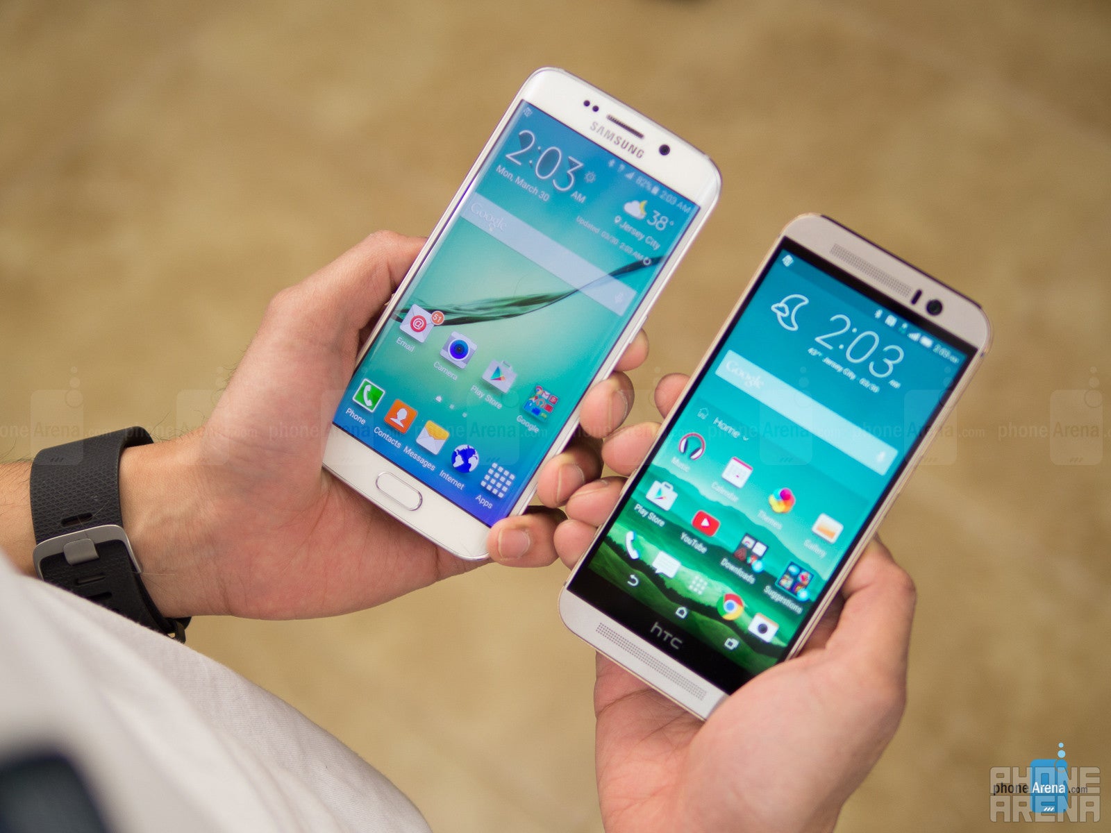 Samsung Galaxy S6 edge vs HTC One M9