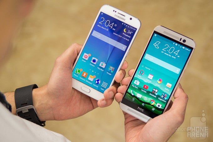 Samsung Galaxy S6 vs HTC One M9