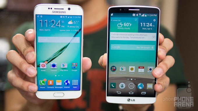 Samsung Galaxy S6 edge vs LG G3