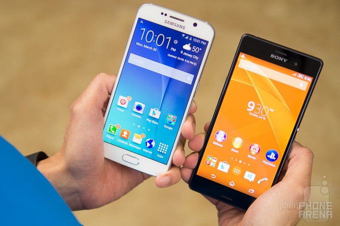 Samsung Galaxy S6 vs Sony Xperia Z3