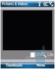 Camera interface - HP iPAQ 510/514 Voice Messenger Review