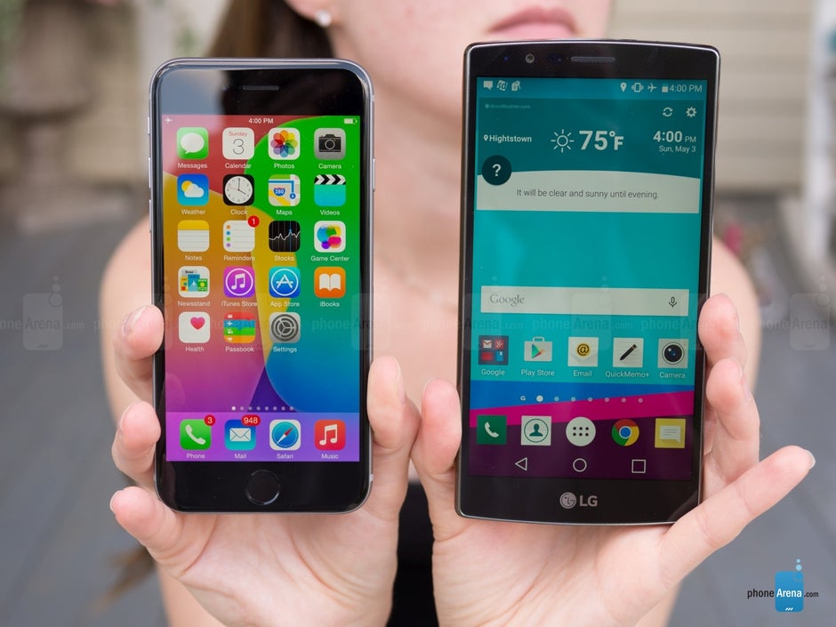 LG G4 vs Apple 6 - PhoneArena