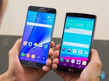 Samsung Galaxy Note5 vs LG G4