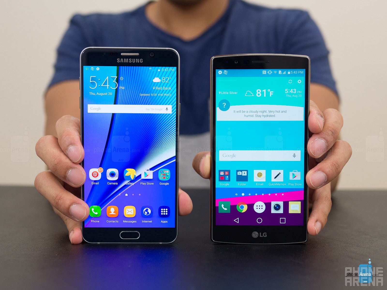 Samsung Galaxy Note5 vs LG G4
