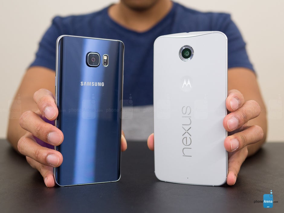 Samsung Galaxy Note5 frente a Google Nexus 6