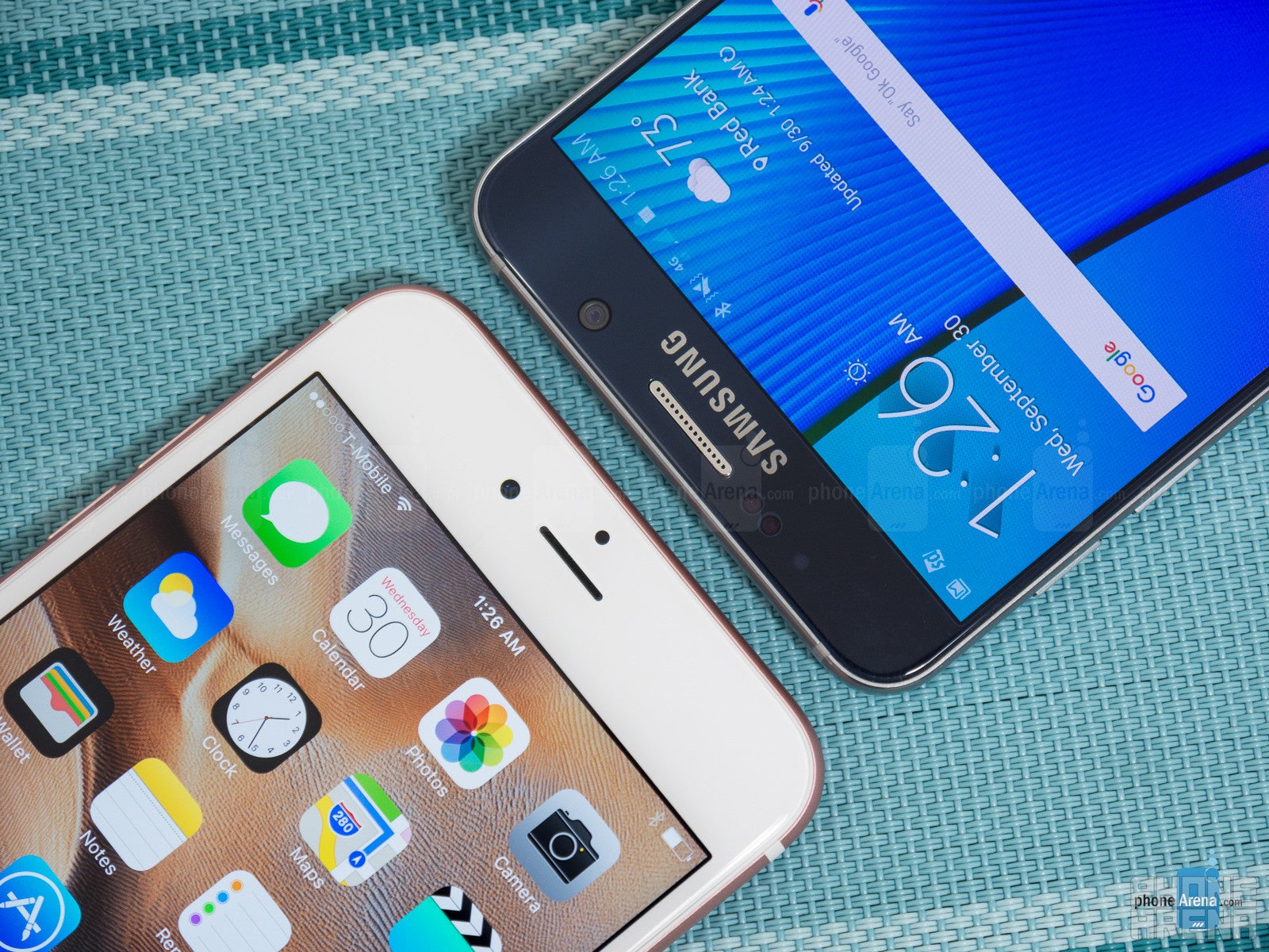 Apple iPhone 6s Plus vs Samsung Galaxy Note5