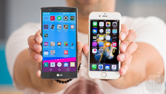 Apple iPhone 6s vs LG G4