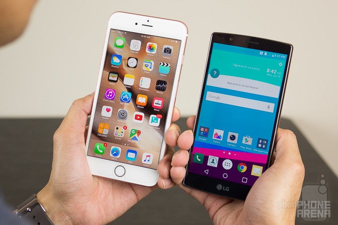 Apple iPhone 6s Plus vs LG G4