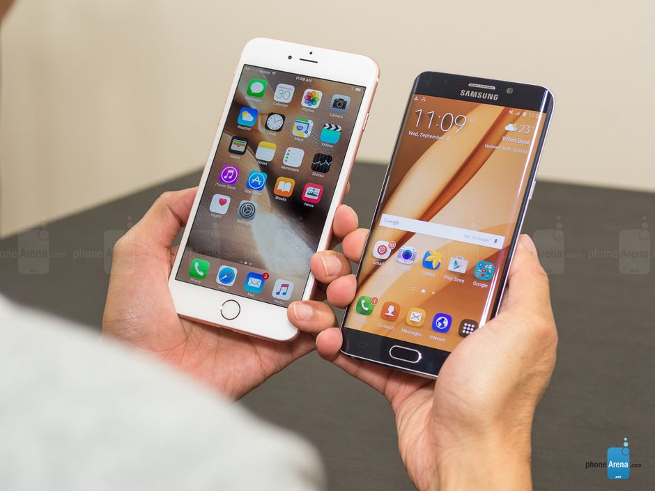 mond Shipley vorm Apple iPhone 6s Plus vs Samsung Galaxy S6 edge+ - PhoneArena