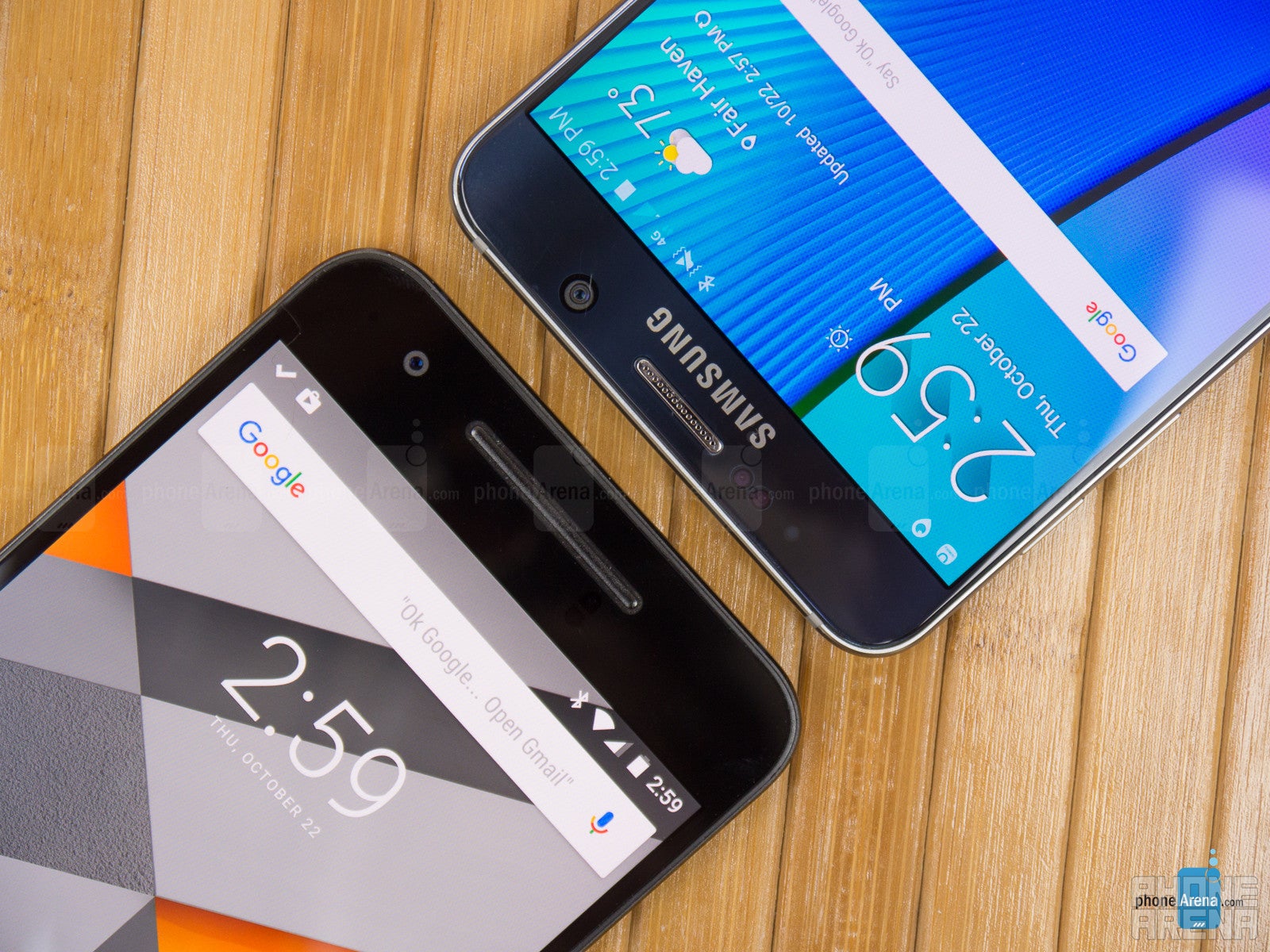 Google Nexus 6P vs Samsung Galaxy Note 5