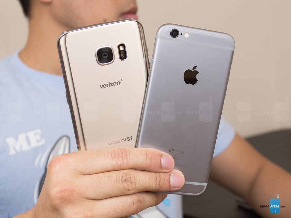 Decimale bank Zenuwinzinking Samsung Galaxy S7 vs Apple iPhone 6s - PhoneArena