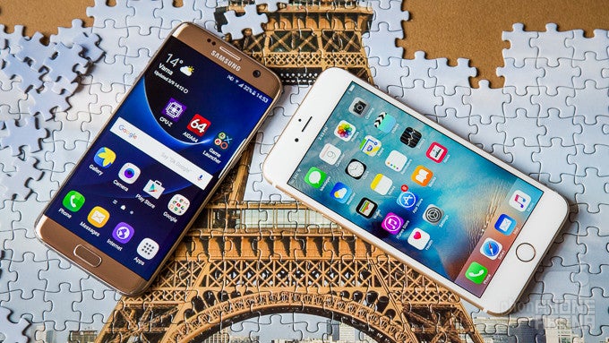 Samsung Galaxy S7 edge vs Apple iPhone 6s Plus