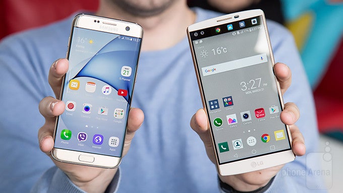 Samsung Galaxy S7 Edge vs LG V10