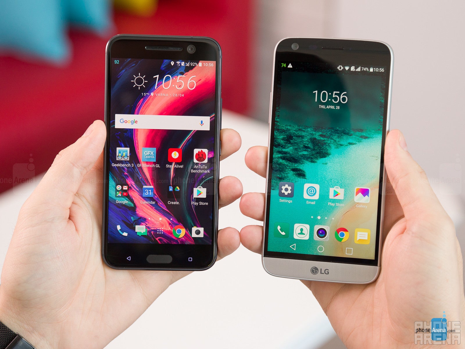 HTC 10 vs LG G5