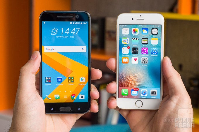 HTC 10 vs Apple iPhone 6s