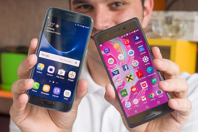 Sony Xperia X Vs Samsung Galaxy S7 Phonearena Sony Xperia X Vs Samsung Galaxy S7 Phonearena