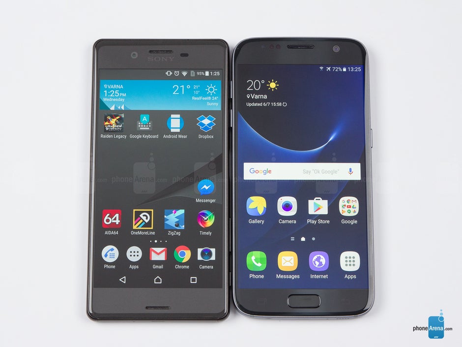 Sony Xperia X Vs Samsung Galaxy S7 Phonearena Sony Xperia X Vs Samsung Galaxy S7 Phonearena