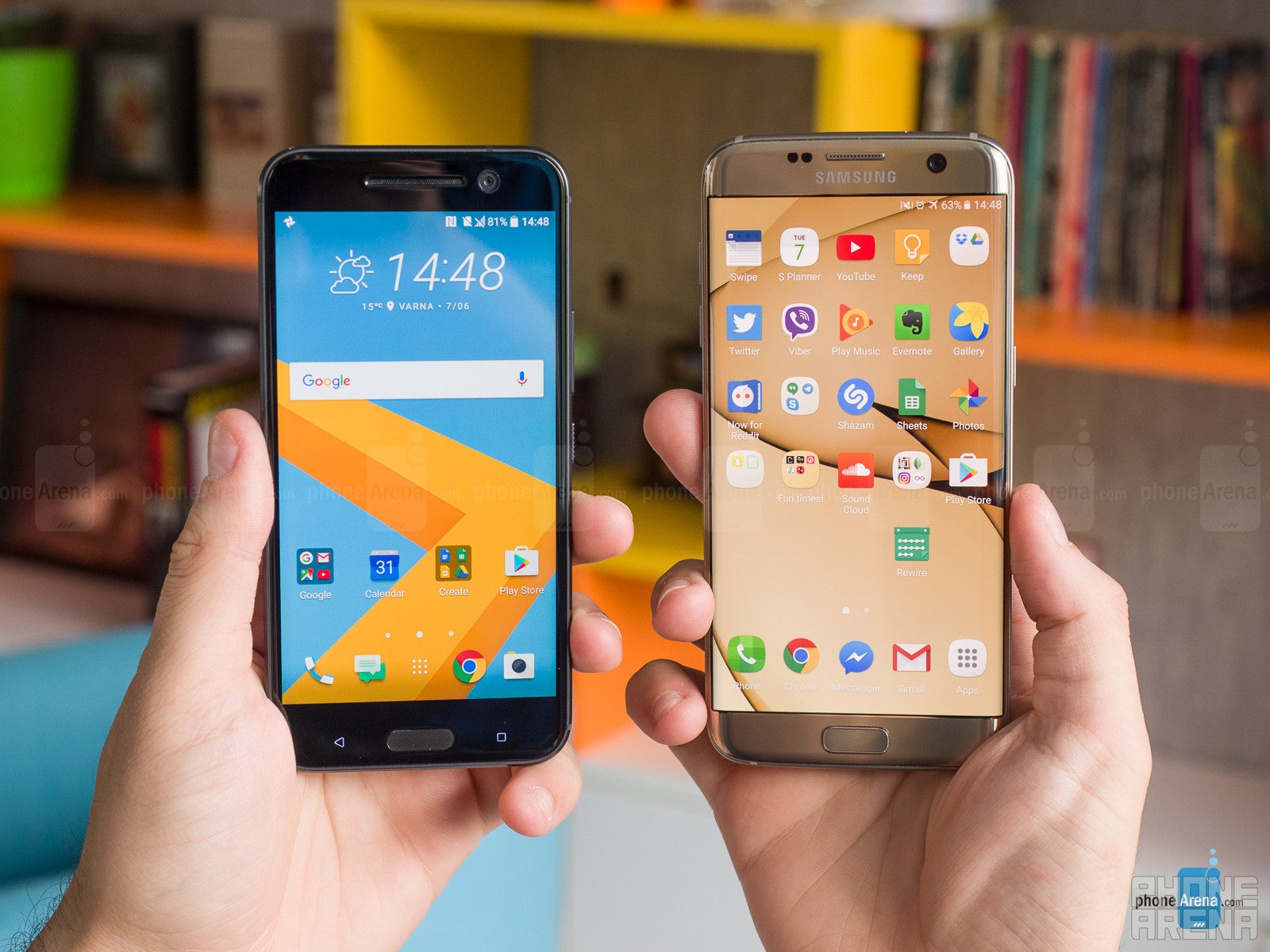 HTC 10 vs Samsung Galaxy S7 edge