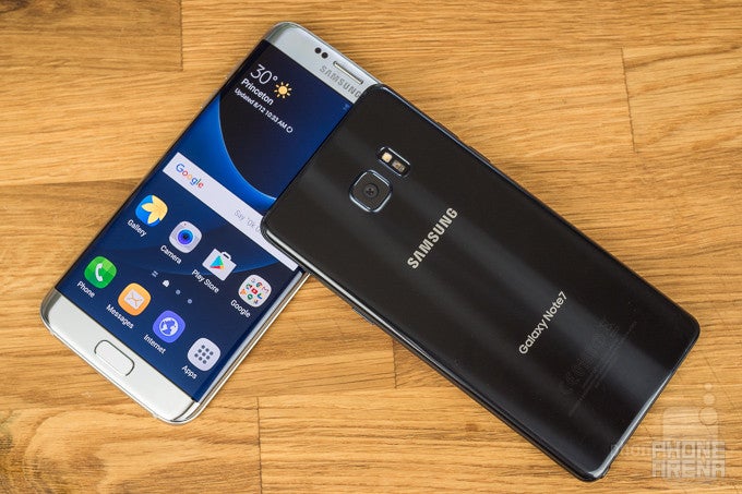 Samsung Galaxy Note 7 vs Samsung Galaxy S7 Edge