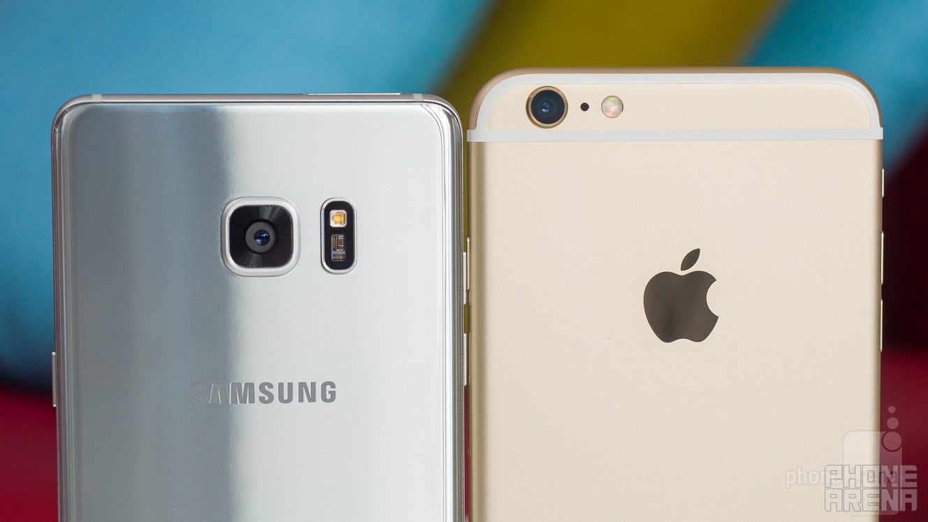 Samsung Galaxy Note 7 vs Apple iPhone 6s Plus