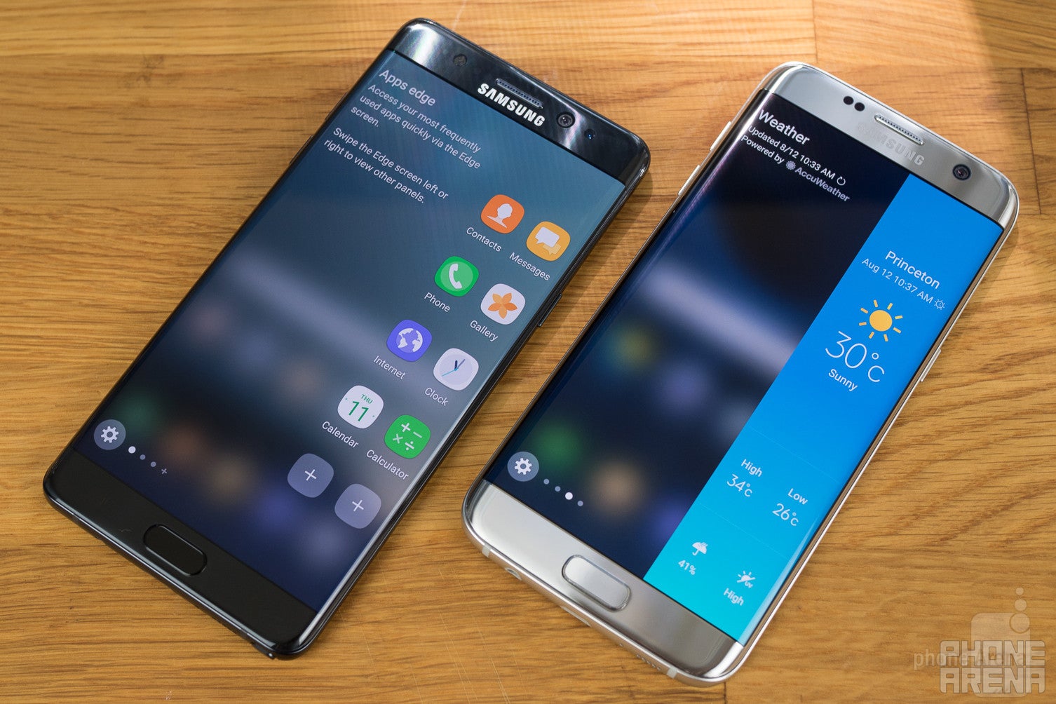 Samsung Galaxy Note 7 vs Samsung Galaxy S7 Edge