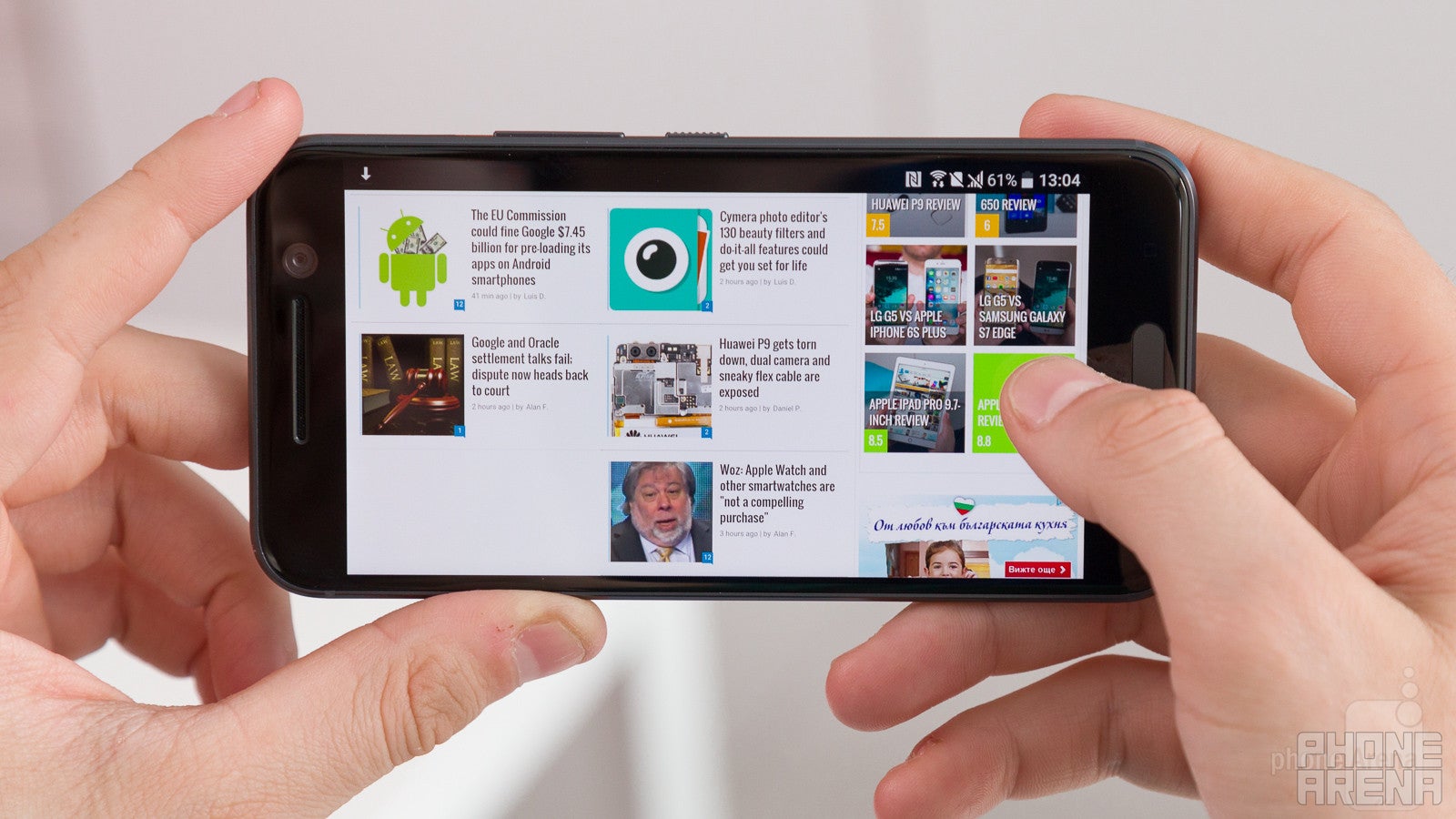HTC 10 is the one that has the much sharper display on paper - Apple iPhone 7 vs HTC 10