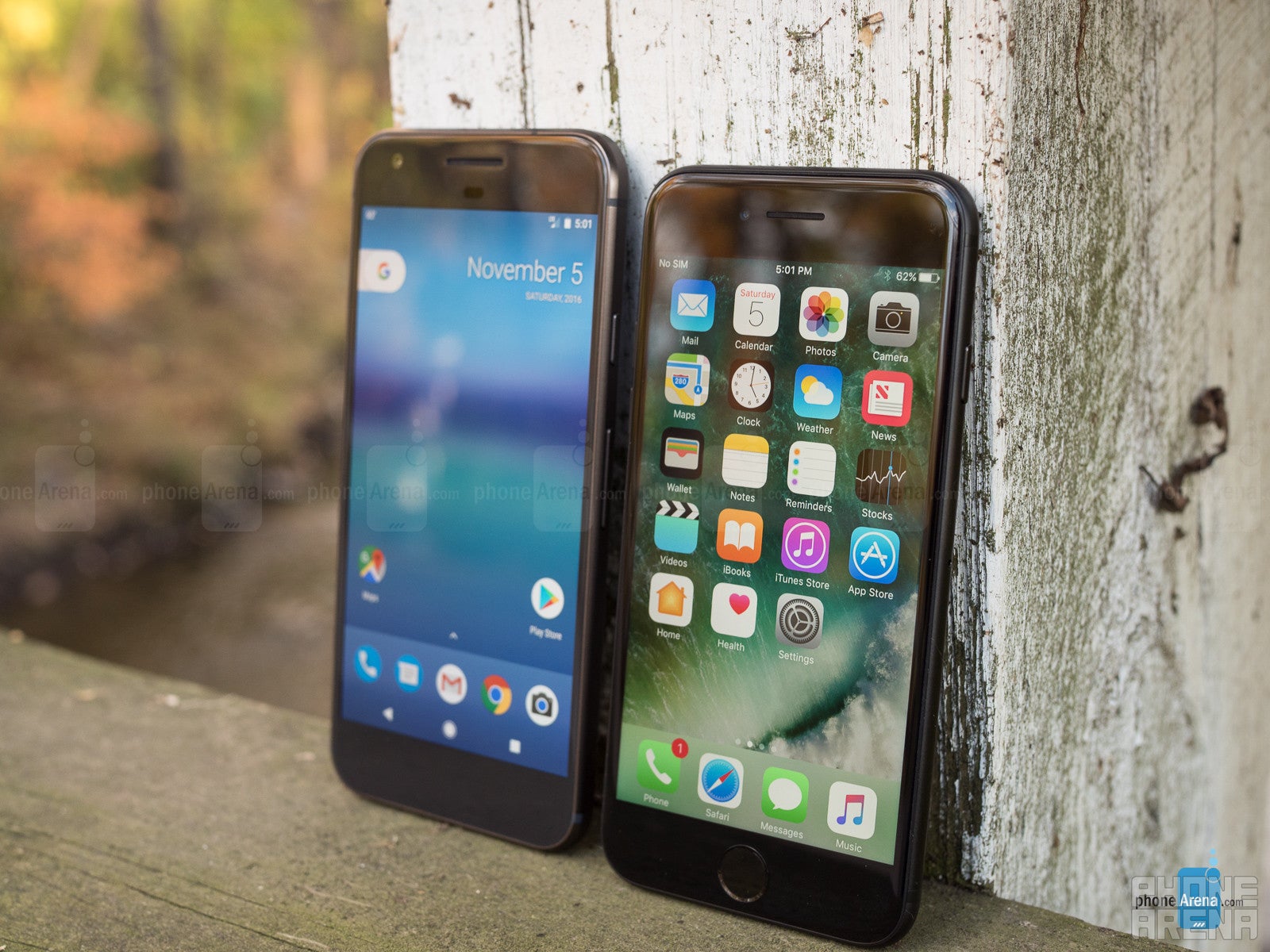 Google Pixel vs Apple iPhone 7