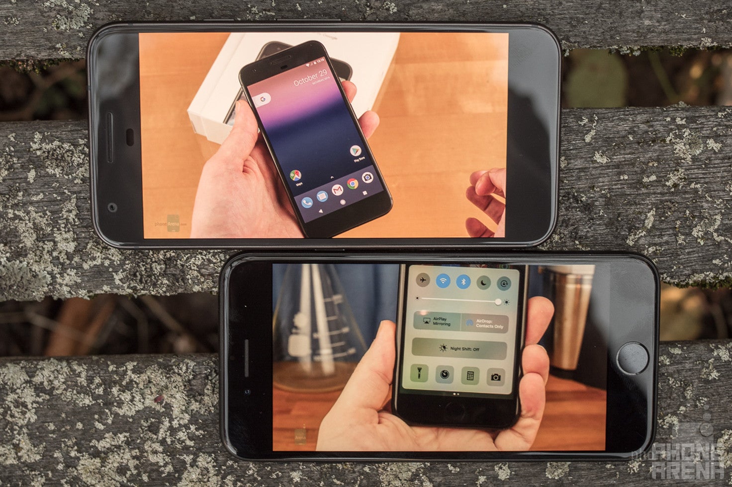 Google Pixel vs Apple iPhone 7