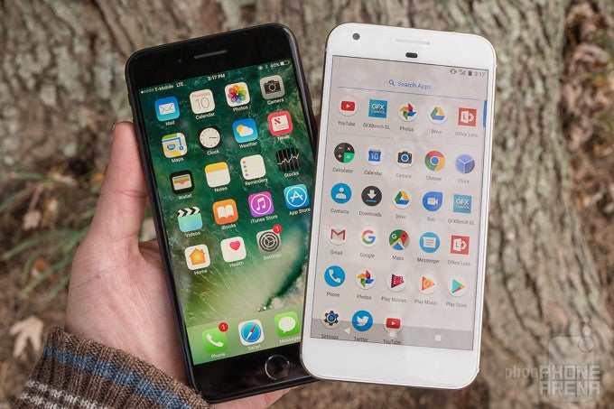 Google Pixel XL vs Apple iPhone 7 Plus