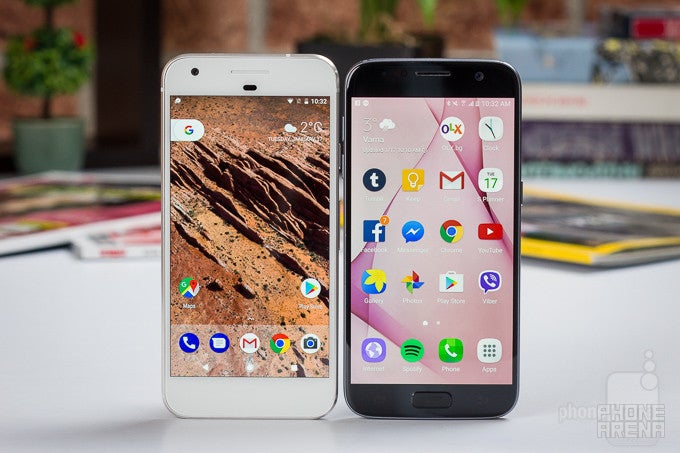 Google Pixel vs Samsung Galaxy S7