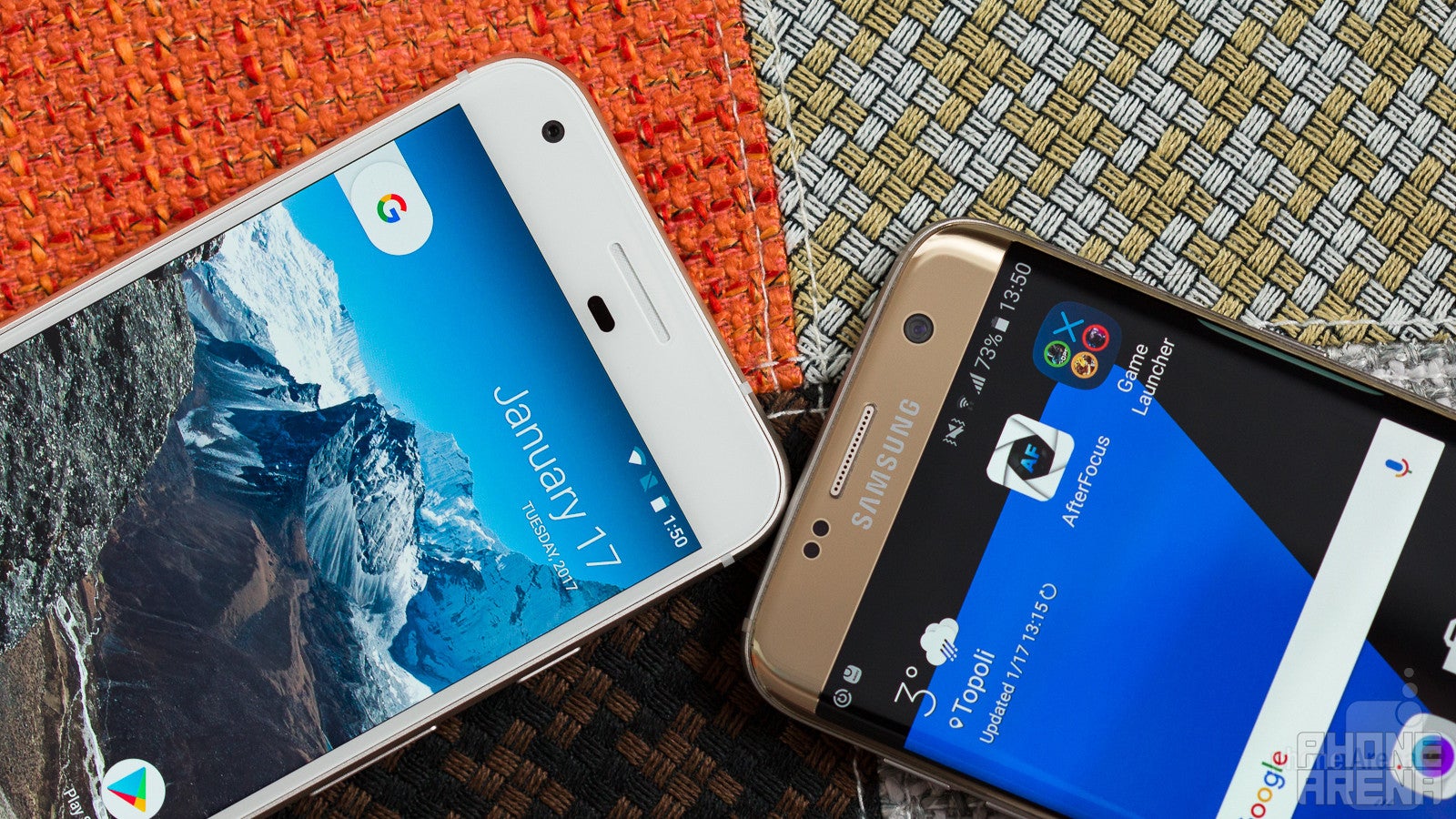 Google Pixel XL vs Samsung Galaxy S7 Edge