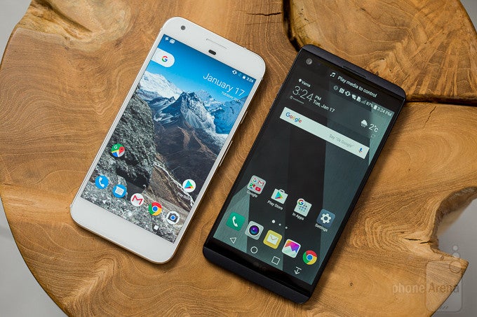 Google Pixel XL vs LG V20