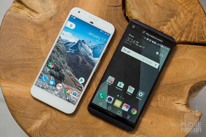 Google Pixel XL vs LG V20