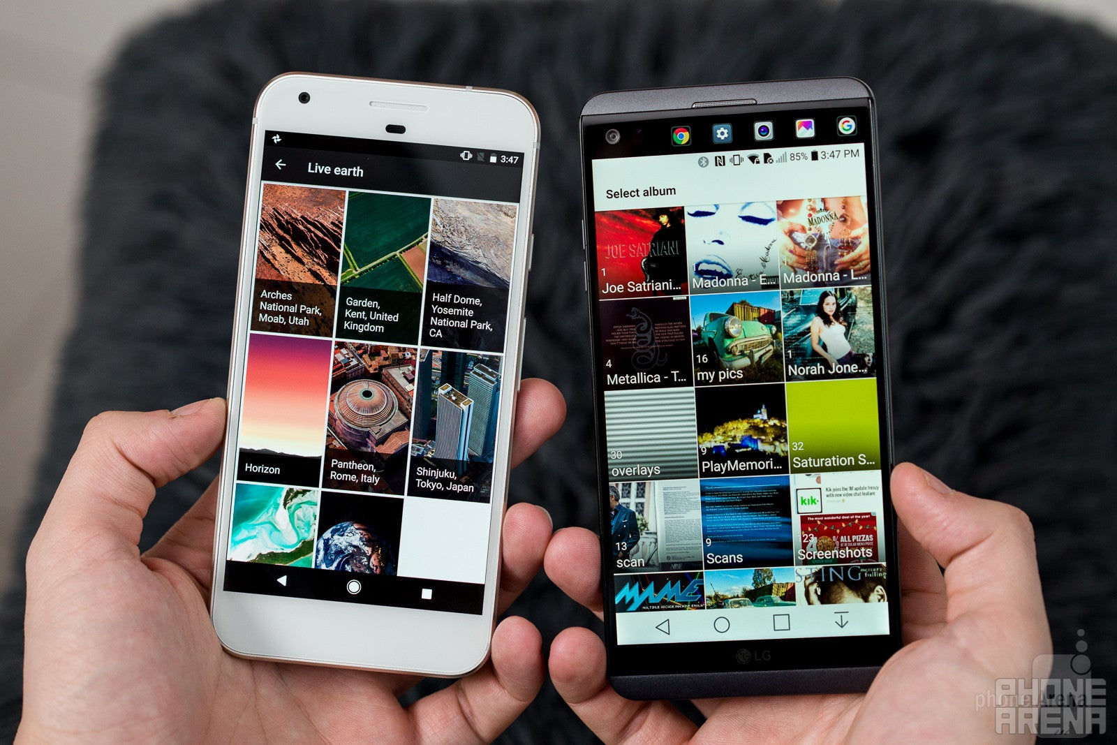 Google Pixel XL vs LG V20