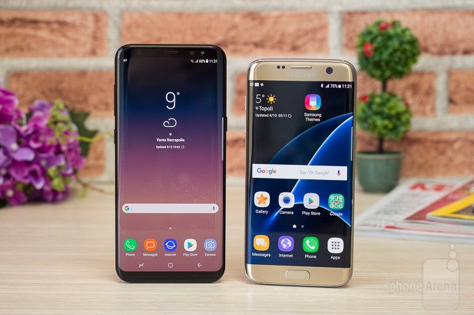 Samsung Galaxy S8+ vs S7 Edge