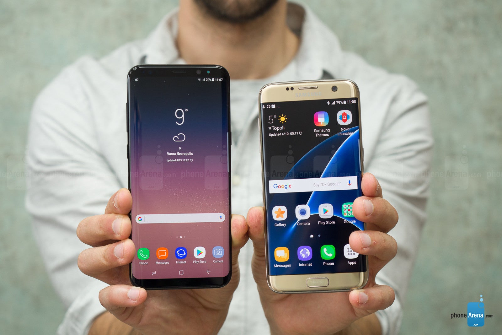 Samsung Galaxy s8 Edge vs s8