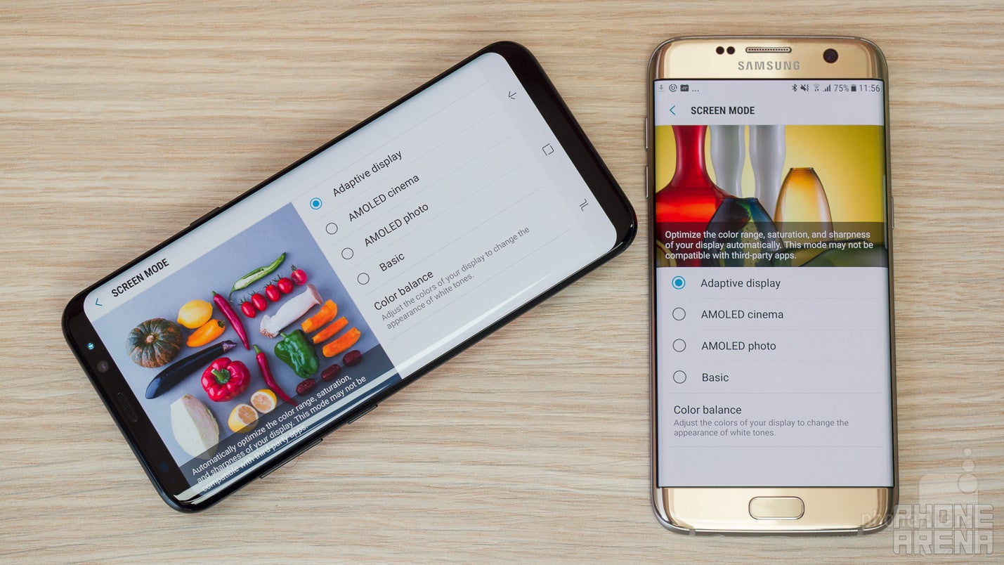 Samsung Galaxy S8+ vs S7 Edge