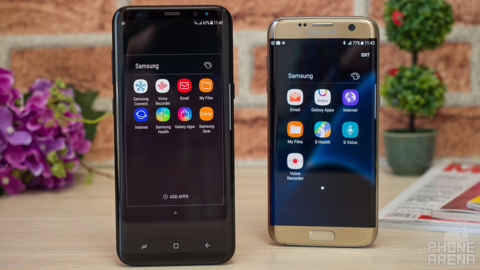 Samsung Galaxy S8+ vs S7 Edge